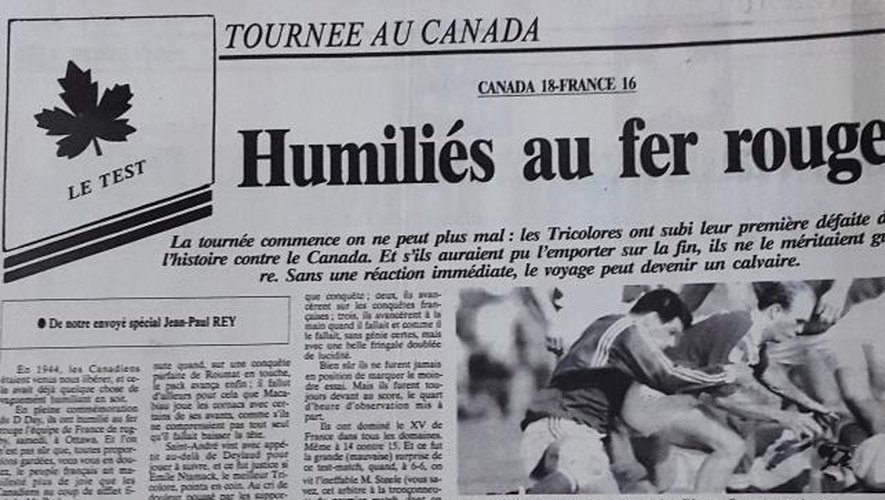Canada - France 1994 :  victoire historique !