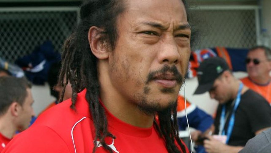 Tana Umaga, nouvel entraîneur des Auckland Blues.