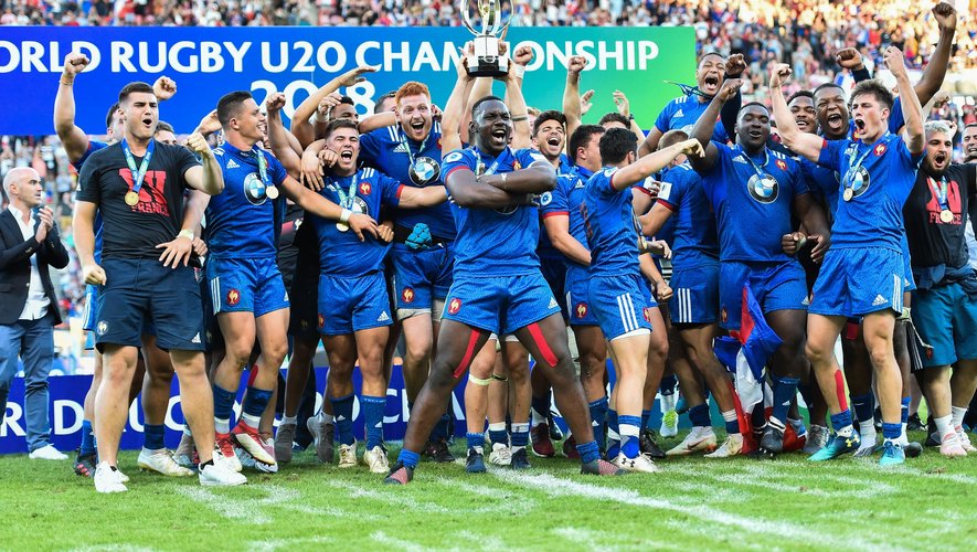 L'équipe de France U20 championne du monde en 2018