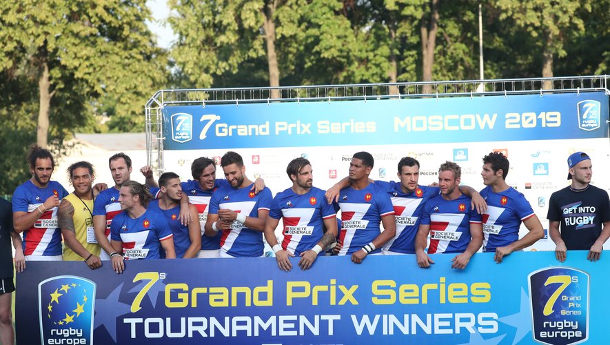 Les Français remportent le tournoi de Moscou. Photo Rugby Europe
