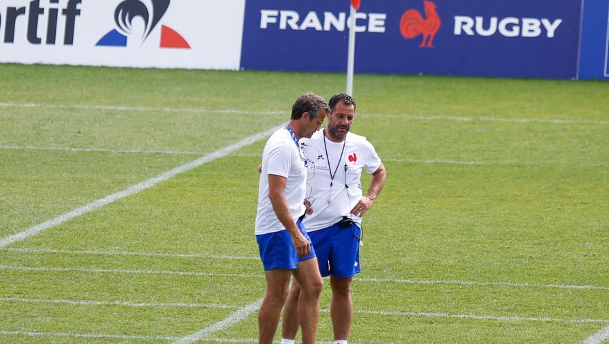 Fabien Galthié et Laurent labit