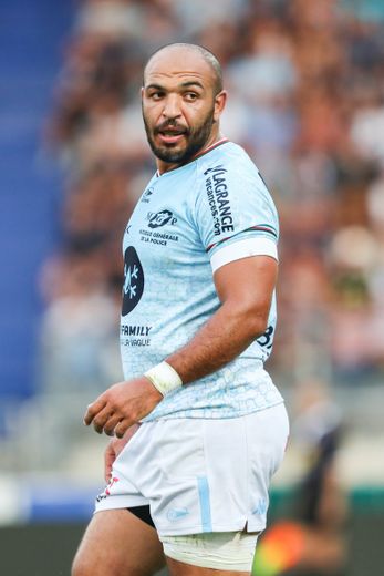 Abdel Boutaty of Bayonne during the test match between Bayonne and Pau on August 8, 2018 in Bayonne, France. (Photo by Manuel Blondeau/Icon Sport)