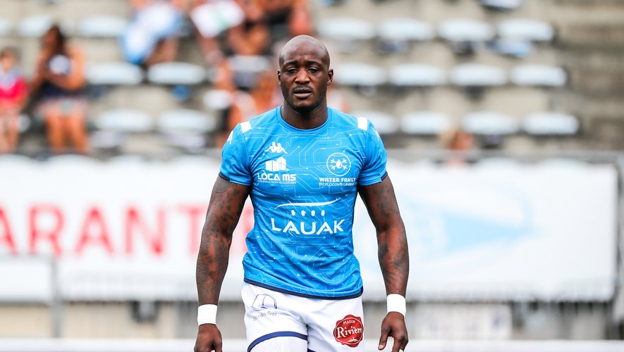 Djibril Camara of Bayonne before the Top 14 match between Aviron Bayonnais and Clermont Ferrand ASM on 31th August 2019 Photo : JF Sanchez / Icon Sport