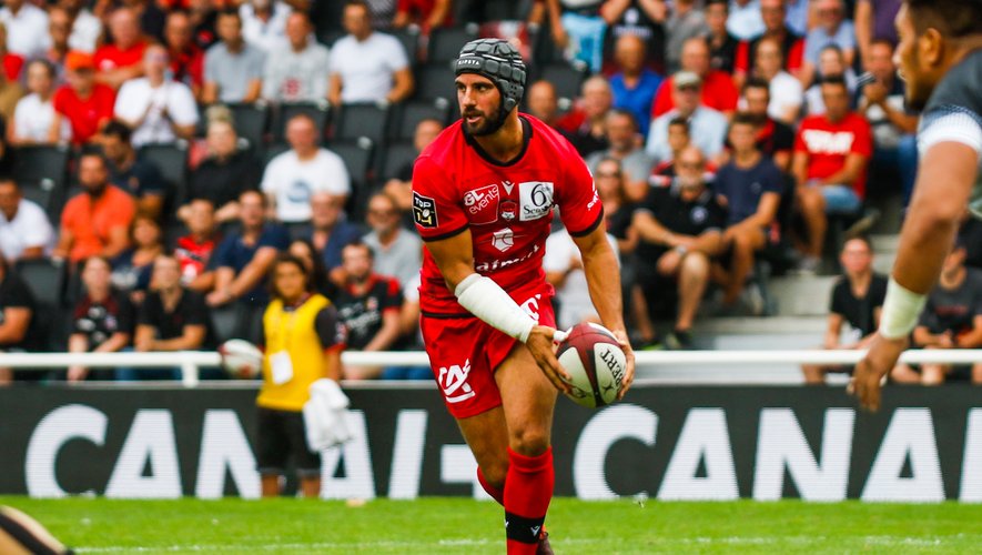Jonathan Wisniewski of Lyon during the Top 14 match between Lyon OU and Toulouse at MATMUT Stadium on September 1, 2019 in Lyon, France. (Photo by Romain Biard/Icon Sport)