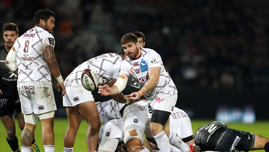 Adrien Pelissie of Bordeaux during the Top 14 match between Toulouse and Bordeaux Begles at Stade Ernest Wallon on November 3, 2018 in Toulouse, France. (Photo by Manuel Blondeau/Icon Sport)