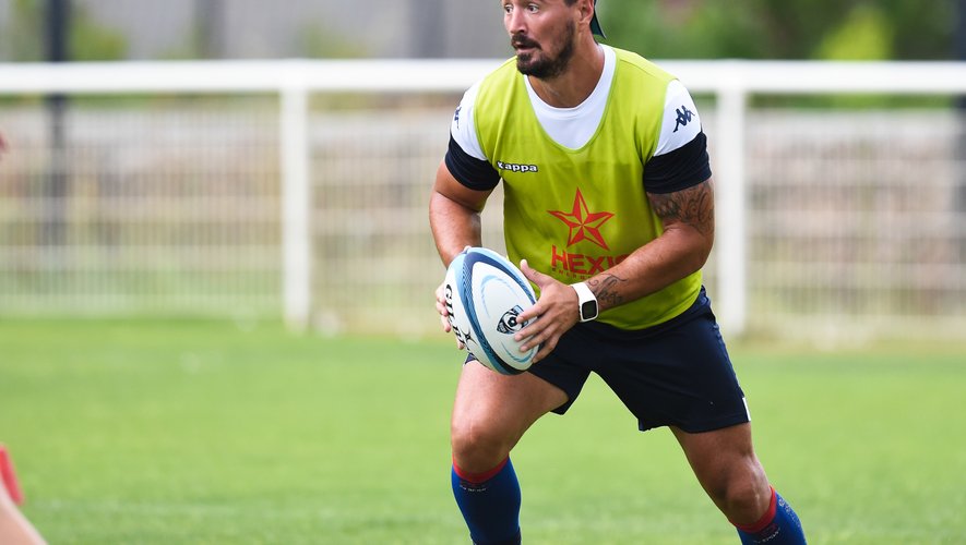 Alexandre Dumoulin of Montpellier during the first training session of the new season 2018/2019 of the Montpellier Herault rugby on July 16, 2018 in Montpellier, France. (Photo by Alexandre Dimou/Icon Sport)