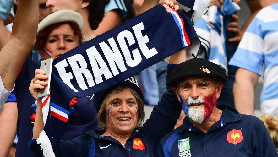 Les supporters de l'équipe de France au Japon pour la Coupe du monde 2019