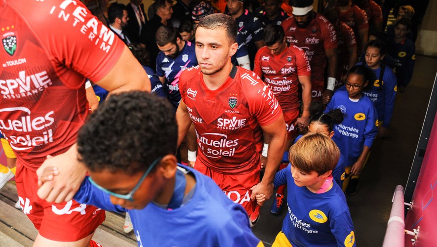 Mathieu Smaïli, lors du déplacement de Toulon, au Stade français.