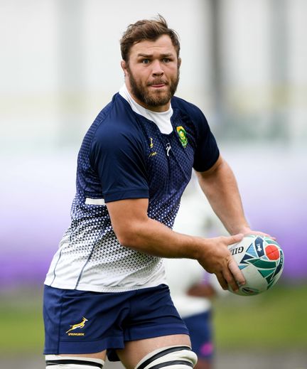 16 October 2019; Duane Vermeulen during South Africa squad training at Fuchu Asahi Football Park in Tokyo, Japan. Photo by Ramsey Cardy/Sportsfile 

Photo by Icon Sport - Duane VERMEULEN - Fuchu Asahi Football Park - Tokyo  (Japon)