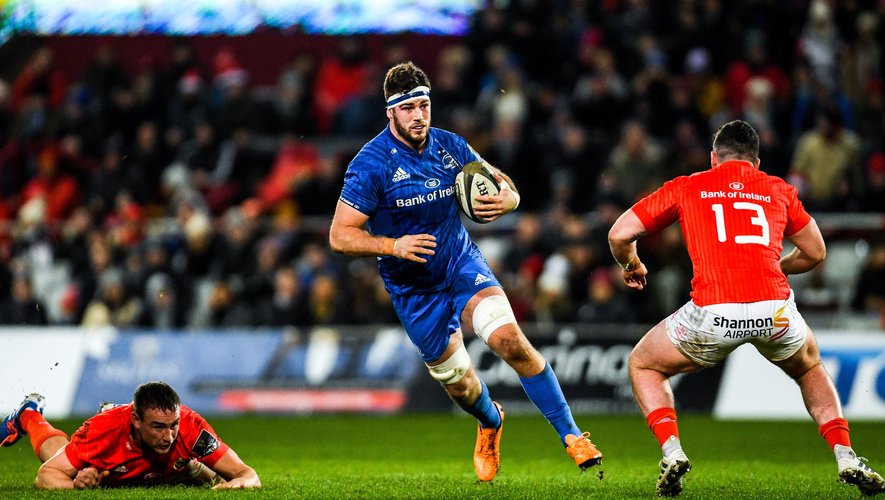 28 December 2019; Caelan Doris of Leinster during the Guinness PRO14 Round 9 match between Munster and Leinster at Thomond Park in Limerick. Photo by Ramsey Cardy/Sportsfile 

Photo by Icon Sport - Caelan DORIS - Thomond Park - Limerick (Irlande)