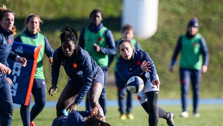 Laure SANSUS of France during the training session of Women's French Rugby Team on January 21, 2020 in Marcoussis, France. (Photo by Baptiste Fernandez/Icon Sport) - Laure SANSUS - Marcoussis (France)