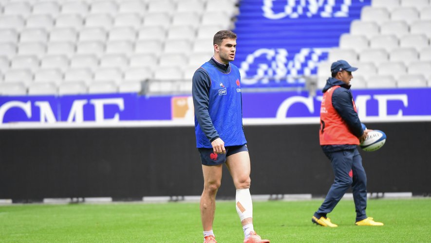 Damian PENAUD of France is an injury doubt following the France captain's run ahead of the 6 Nations match between France and England, February 1, 2020 in Paris, France. (Photo by Dave Winter/Icon Sport) - Damian PENAUD - Stade de France - Paris (France)