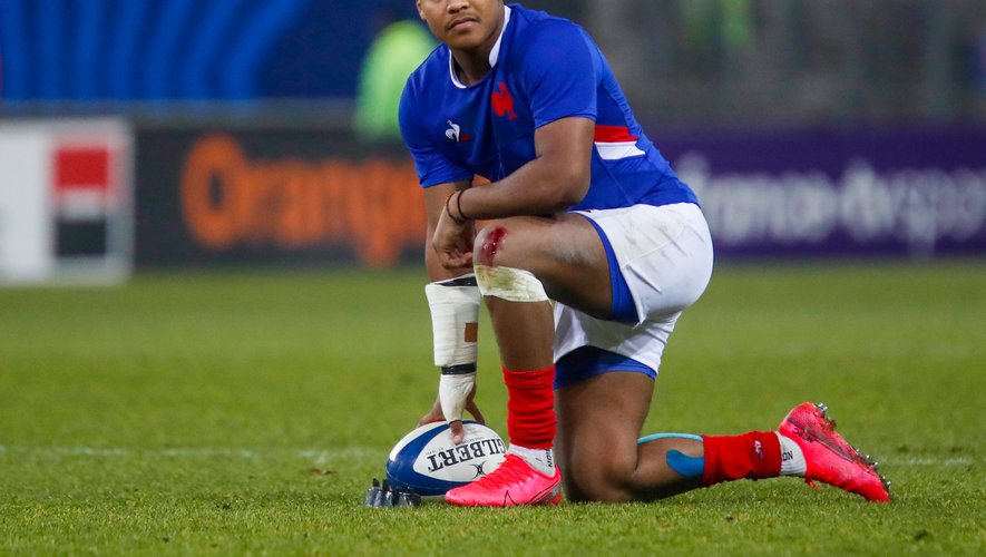 Cheikh TIBERGHIEN of France during the U20 Six Nations match between France and England on February 1, 2020 in Grenoble, France. (Photo by Romain Biard/Icon Sport) - Cheikh TIBERGHIEN - Stade des Alpes - Grenoble (France)