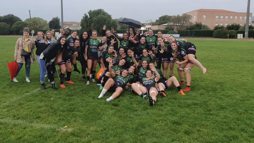 L'équipe de rugby féminine de La Valette