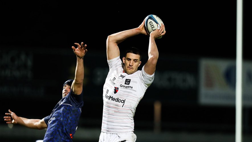 Thibault LASSALLE of Oyonnax during the Pro D2 match between Colomiers Rugby and US Oyonnax on February 28, 2020 in Colomiers, France. (Photo by Manuel Blondeau/Icon Sport) - Thibault LASSALLE - Stade Michel Bendichou - Colomiers (France)