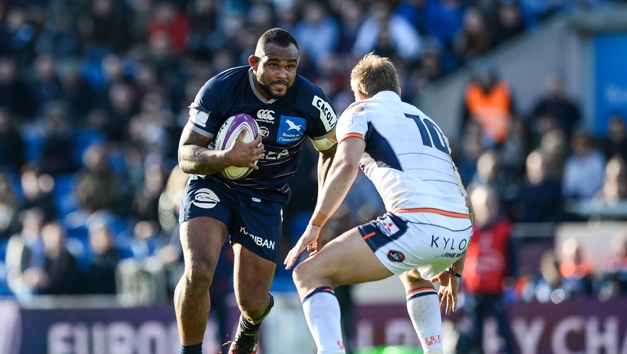 Jefferson POIROT of Union Bordeaux Begles during the European Rugby Challenge Cup, Pool 3 match between Bordeaux and Edinburgh Rugby on January 11, 2020 in Bordeaux, France. (Photo by Baptiste Fernandez/Icon Sport) - Jefferson POIROT - Stade Chaban-Delmas - Bordeaux (France)