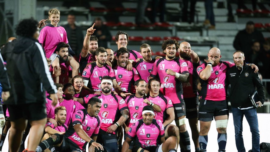 Players of Rouen Normandie Rugby during the Pro D2 match between Rouen and Carcassonne on October 18th, 2019.
Photo: Maxime Le Pihif / Icon Sport - ---