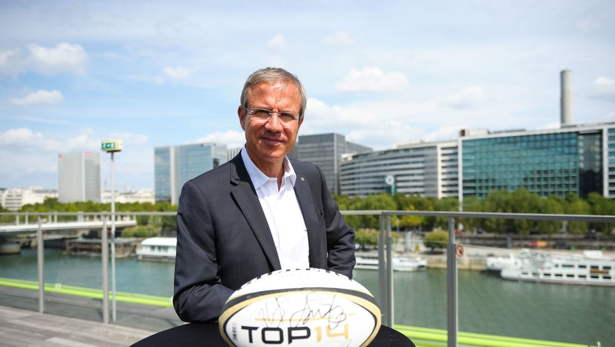 Éric Bayle, la voix du rugby de Canal + se réjouit de l’instauration pérenne du Top 14 le dimanche soir en prime time. Photo Icon Sport