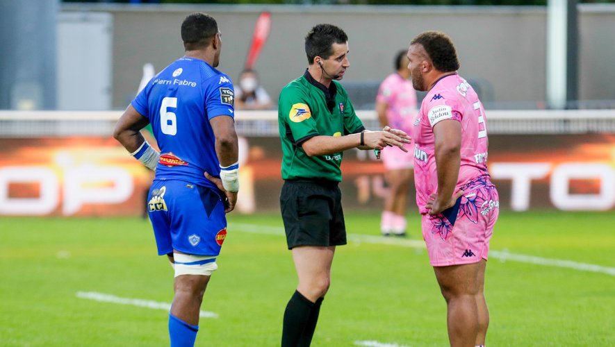 Paul ALO-EMILE of Stade Francais during the Top 14 match between Castres and Stade Francais on September 13, 2020 in Castres, France. (Photo by Laurent Frezouls/Icon Sport) - Paul ALO-EMILE - Stade Pierre Fabre - Castres (France)