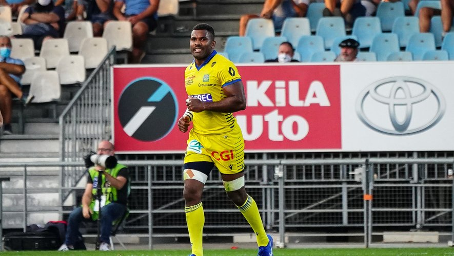 Tavite VEREDAMU of ASM Clermont during the Top 14 match between Bayonne and Clermont on September 12, 2020 in Bayonne, France. (Photo by Pierre Costabadie/Icon Sport) - Tavite VEREDAMU - Stade Jean Dauger - Bayonne (France)