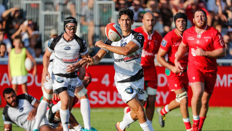 Christopher Hilsenbeck of Vannes during the Pro D2 Rugby match between Biarritz and Vannes, on August 30th, 2019.
Photo : JF Sanchez / Icon Sport