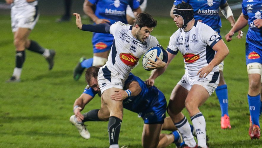 Raphael LAGARDE of Agen during the Top 14 match between Castres and Agen on January 9, 2021 in Castres, France. (Photo by Laurent Frezouls/Icon Sport) - Stade Pierre Fabre - Castres (France)