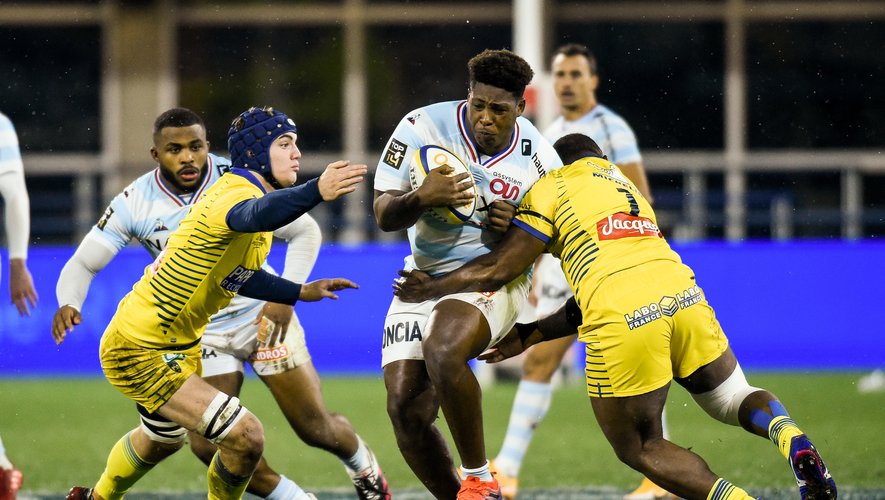 Georges Henri COLOMBE REAZEL of Racing 92 during the Top14 match Between ASM Clermont Auvergne and Racing 92 at Clermont Ferrand, France on January 03th 2021 ( Photo by Hugo Pfeiffer / Icon Sport ) - Stade Marcel Michelin - Clermont Ferrand (France)