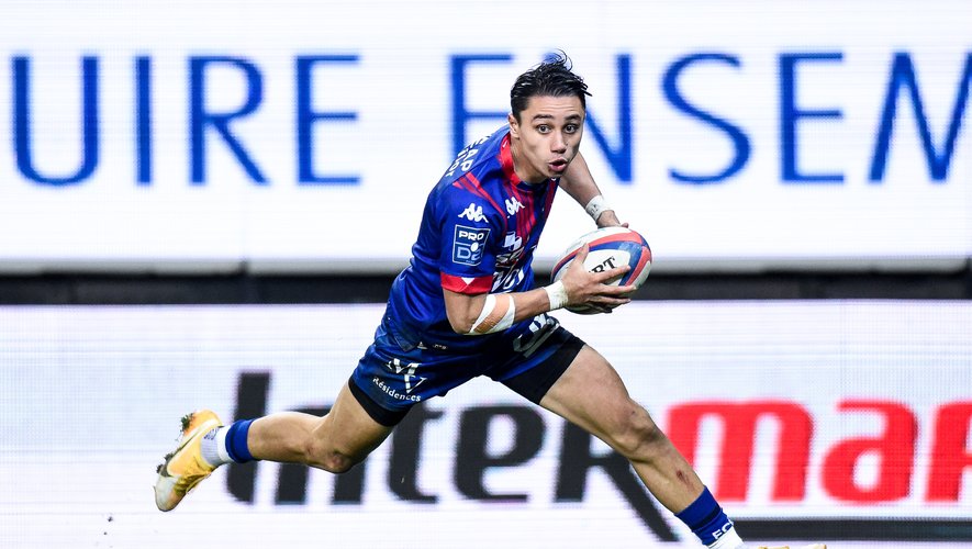 Ange CAPUOZZO of Grenoble during the Pro D2 match between Grenoble and Beziers on January 29, 2021 in Grenoble, France. (Photo by Hugo Pfeiffer/Icon Sport) - Ange CAPUOZZO - Stade des Alpes - Grenoble (France)