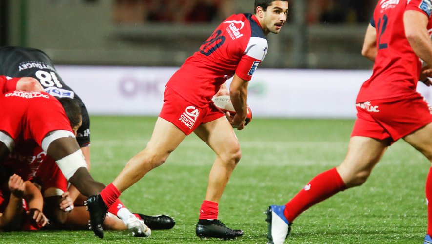 Mikheil ALANIA of Aurillac during the Pro D2 match between Oyonnax and Aurillac on October 23, 2020 in Oyonnax, France. (Photo by Romain Biard/Icon Sport) - Mikheil ALANIA - Stade Charles Mathon - Oyonnax (France)