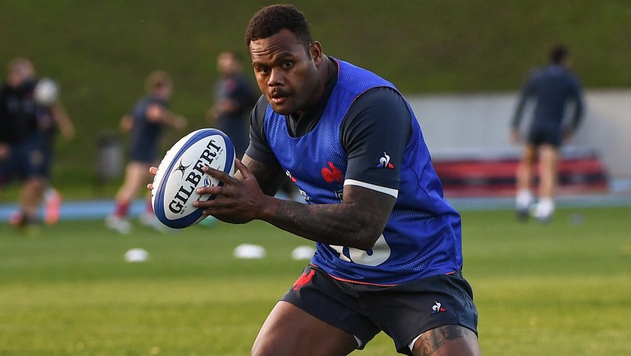 Virimi VAKATAWA of France during a training session of France at Centre national de rugby on October 21, 2020 in Marcoussis, France. (Photo by Anthony Dibon/Icon Sport) - Virimi VAKATAWA