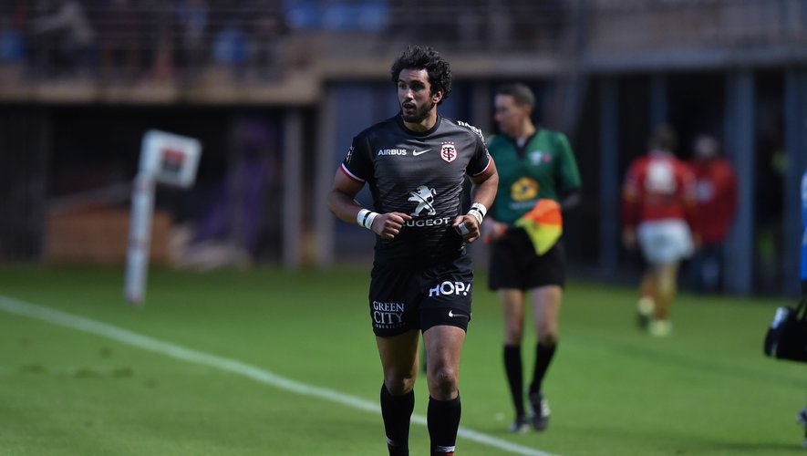 Maxime Mermoz of Toulouse during the Top 14 match between USAP Perpignan and Stade Toulousain on October 27, 2018 in Perpignan, France. (Photo by Alexandre Dimou/Icon Sport)