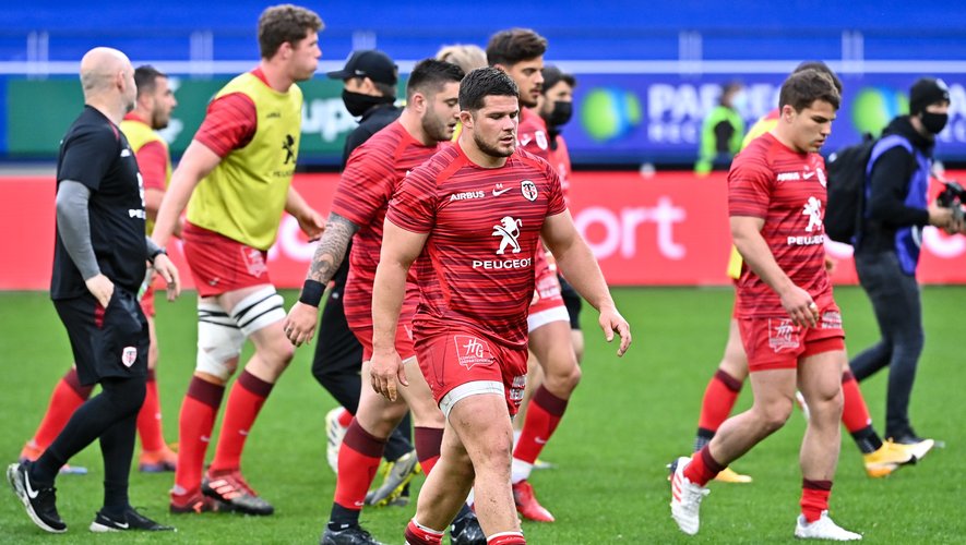 Julien MARCHAND of Toulouse  during the Quarter Final Champions Cup match between Clermont and Toulouse at Parc des Sports Marcel Michelin on April 11, 2021 in Clermont-Ferrand, France. (Photo by Alexandre Dimou/Icon Sport) - Julien MARCHAND - Stade Marcel Michelin - Clermont Ferrand (France)