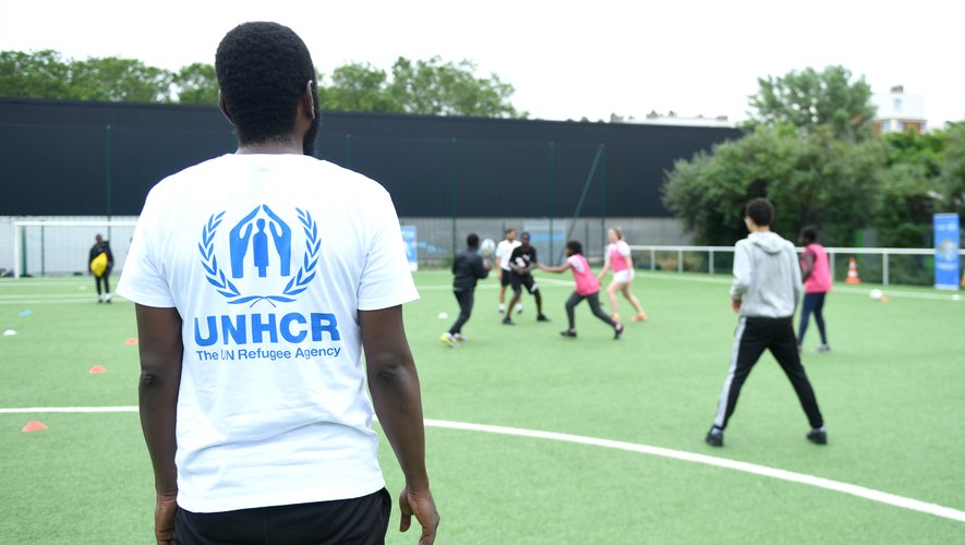 Près de 200 personnes, dont plusieurs dizaines de réfugiés, ont participé à une journée de rugby inclusif, le samedi 26 juin dernier. 