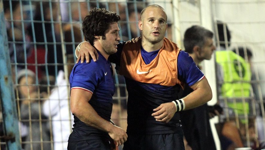Maxime Machenaud et Frederic Michalak - Argentine France - 23 juin 2012