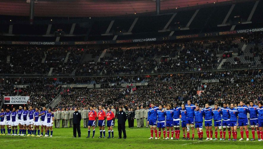 Tribune vide  stade de France - XV de France samoa - 24 novembre 2012