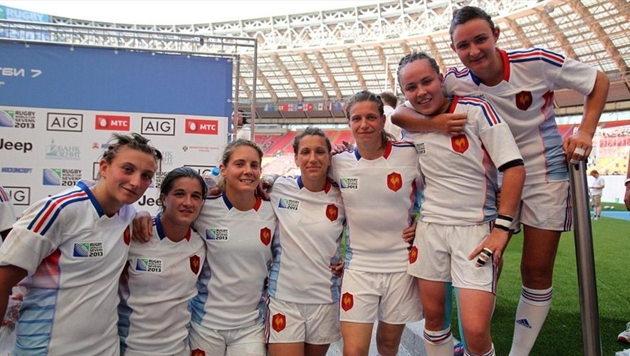 equipe de france feminine - coupe du monde rugby à 7 moscou - 29 juin 2013