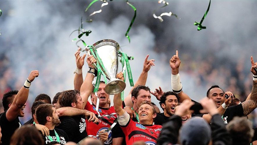 Jonny Wilkinson, centre, led Toulon to a staggering 16-15 Heineken Cup victory over Clermont Auvergne