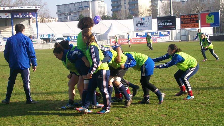 XV de France Féminines entraînement Grenoble