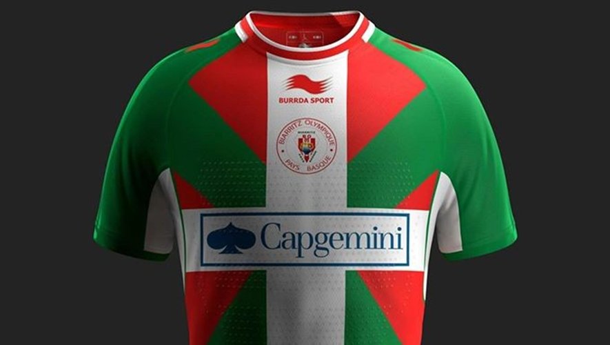 Biarritz 2011/12 - Maillot de Rugby à Domicile Blanc/Rouge Biarritz 2011/12 - Maillot de Rugby à Domicile Blanc/Rouge