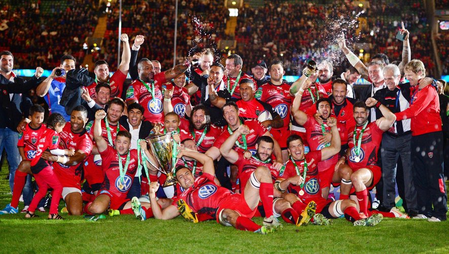 Les Toulonnais soulèvent le trophée de la H Cup - 24 mai 2014