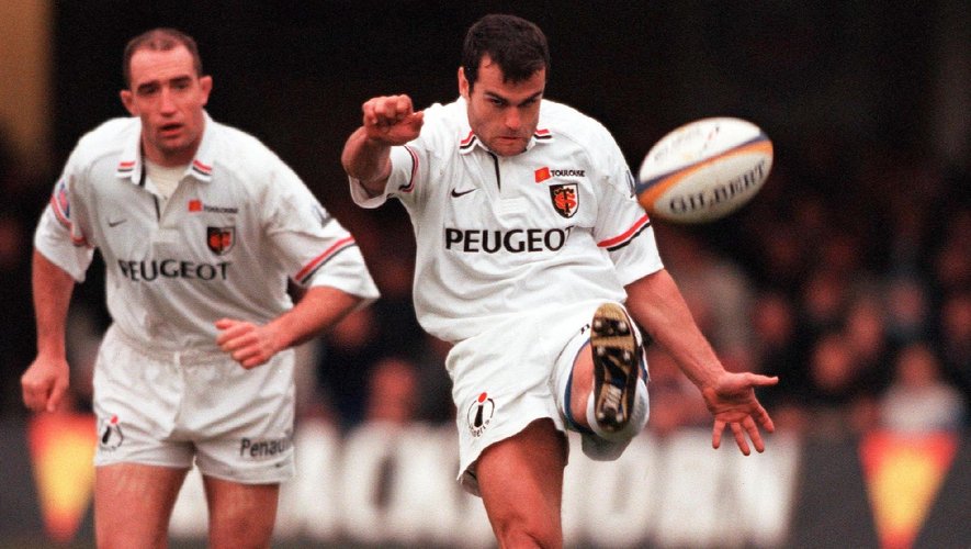 Alain Penaud sous le maillot de Toulouse contre Bath - 20 novembre 1999