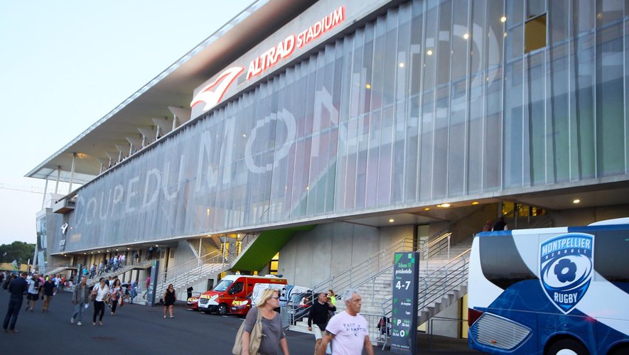 A l'occasion de la réception de Castres, l'Altrad Stadium a été inauguré à Montpellier - 5 septembre 2014
