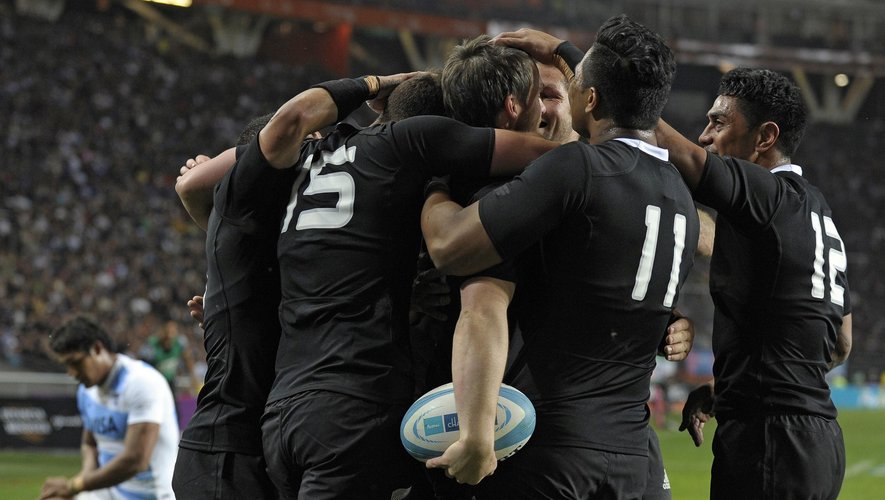 La Nouvelle-Zélande lors d'un match des four nations - 27/09/2014