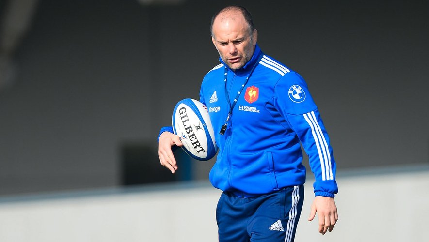 Yannick Bru, entraîneur des avants du XV de France - mars 2014