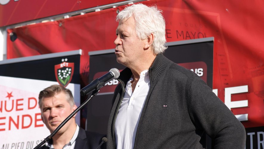 Eric Champ durant son discours - Inauguration Avenue des Légendes à Toulon - décembre 2014