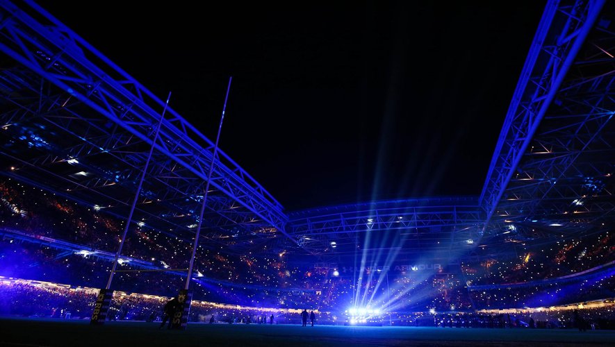 Enorme mise en scène pour l'ouverture du Tournoi des 6 nations au Millennium de Cardiff - Galles Anglerre - 6 février 2015