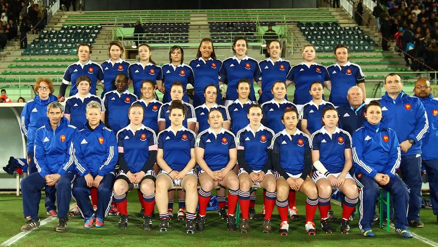 Le XV de France Féminines à Montauban - Février 2015