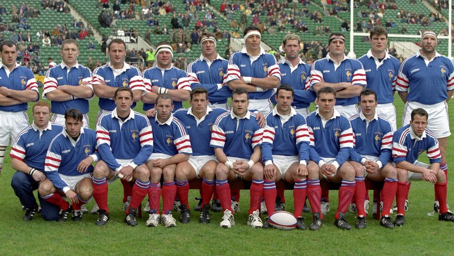 L'équipe française qui s'est imposée à Twickenham en 1997