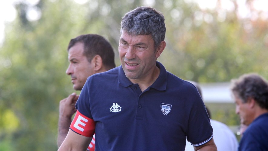 Philippe Filiatre, l'entraîneur des trois-quarts de l'USC - Crédit : Colomiers Rugby / Gil Cadario