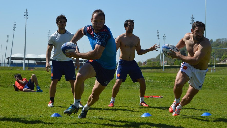 L'équipe de France de rugby à VII a travaillé le sprint avec un entraîneur de l’Insep
